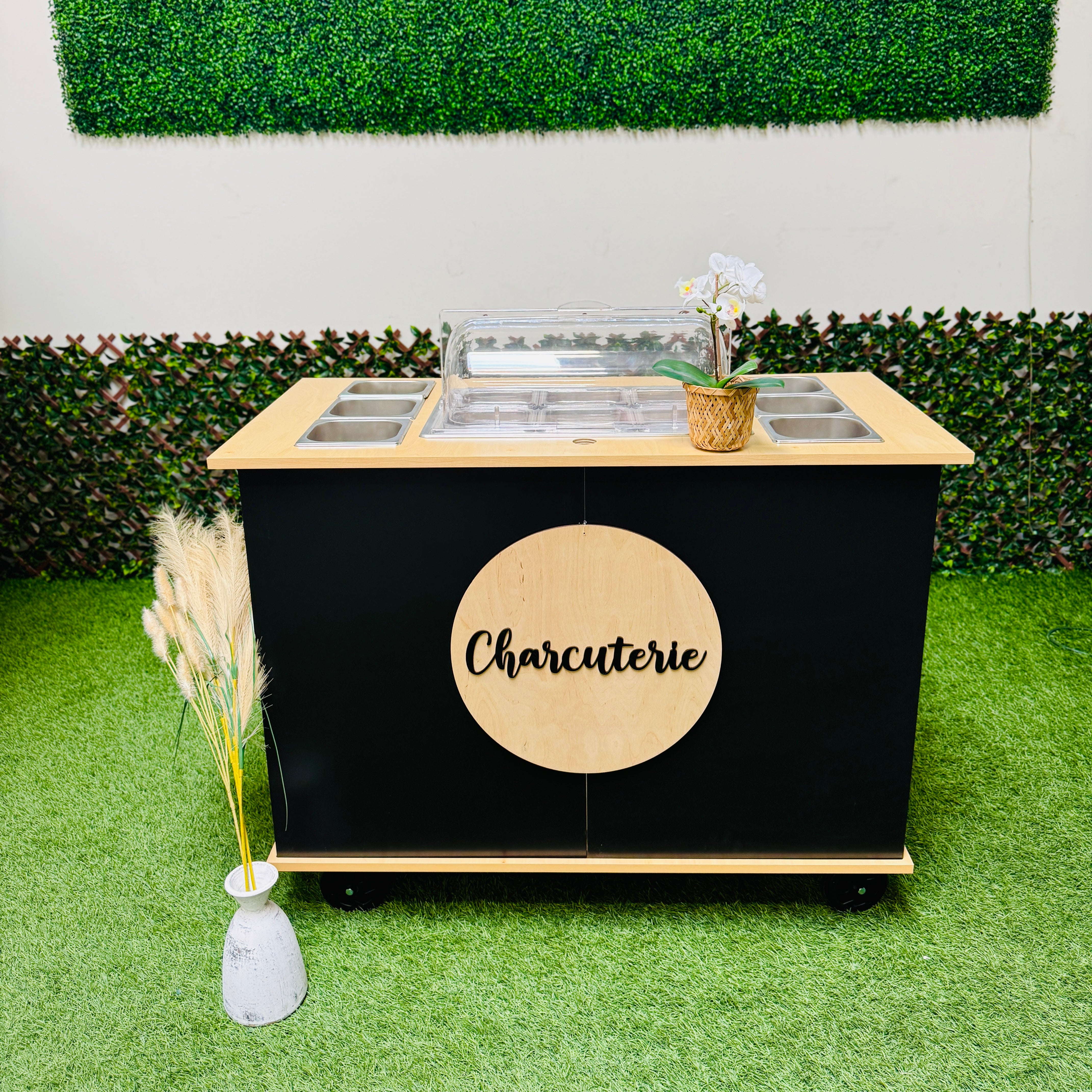 THE CLASSY - CHARCUTERIE CART / SNACK CART / CANDY CART BLACK – Ematik ...